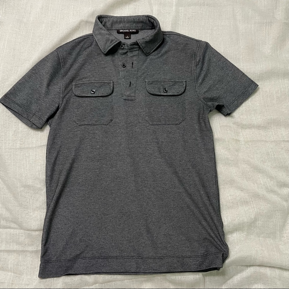 Mens Michael Kors Polo With Pockets Size Small